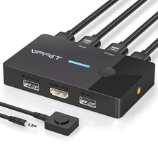 HDMI KVM Switch 2 PC 1 Monitor