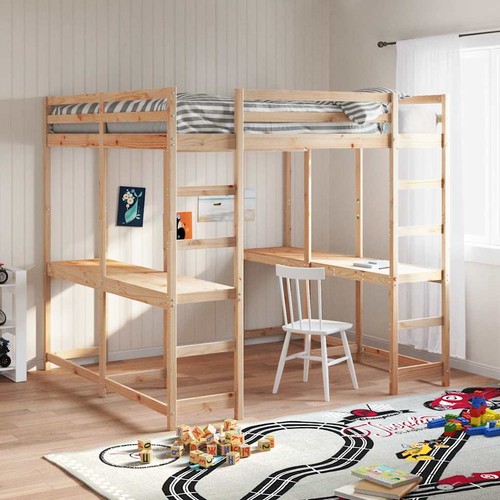 Hochbett mit schreibtisch - hochbett,