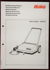 Hako Flipper 6270 Bedienungsanleitung