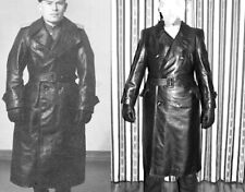 Leder Mantel Soviet Army Officer Military USSR СССР WW2 Soviet WK2 NKWD UdSSR