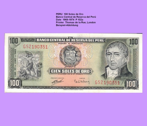 Peru 100 soles - soles,