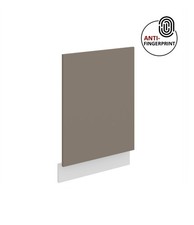 Frontblende für integrierten Geschirrspüler 45 cm ARIA Sandgrau + Weiss matt