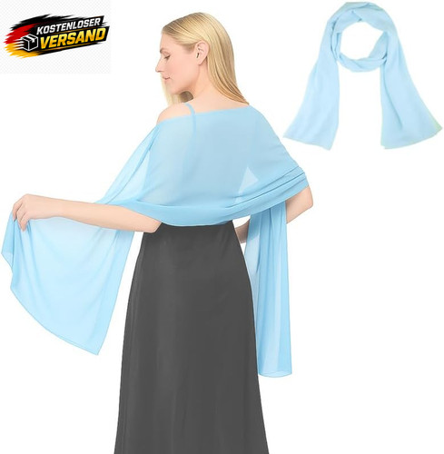Damen stola chiffon festlich - damen,
