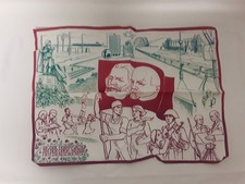 DDR Tuch Andenken Karl Marx