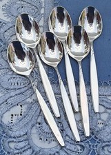 6 Traumhafte versilberte Mokkalöffel / Espressolöffel  WMF 4500 Rom TOP MEHRERE