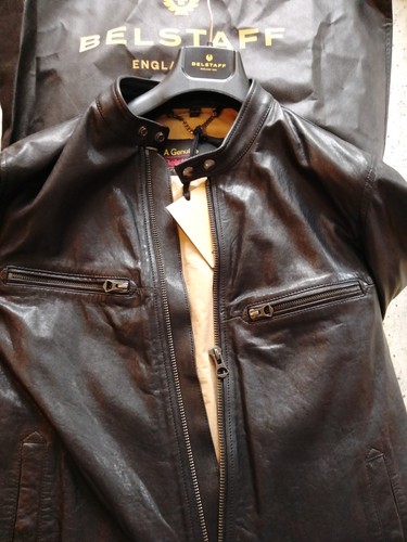 Belstaff lederjacke raceway - lederjacke,
