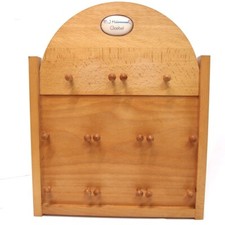 Tellerregal Hummel Goebel Wandboard Holz Buche massiv Wandregal Tellerhalter