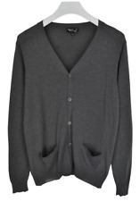 Agnes B.Pullover Herren M Seide Wolle Kaschmir Ellenbogen Flicken Stretch