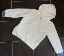 TOP! »TCM Tchibo Kinder-/Mädchen-Kuschel-/Plüsch-/Teddy-Jacke« Gr. 134/140 weiß