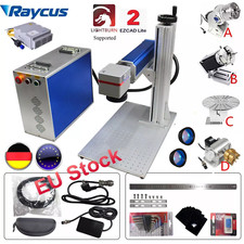 〖DE〗 30W QS Raycus Fiber Laser Marking Machine with 150x150mm&70x70mm Field Lens