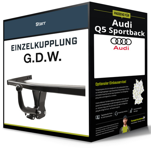 Starre anhängerkupplung für - anhängerkupplung,