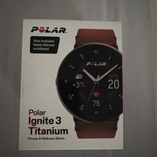 Polar Ignite 3 Titanium Leder