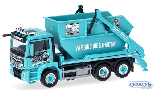 Herpa containerdienst black - herpa, containerdienst/black