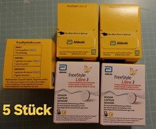 Freestyle Libre 3 Sensor von Abott ♥ Blutzucker Sensoren ♥ [NEU - OVP] 5 Stück
