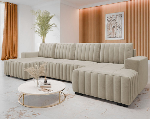 Ecksofa kukle mit bettkasten - u,