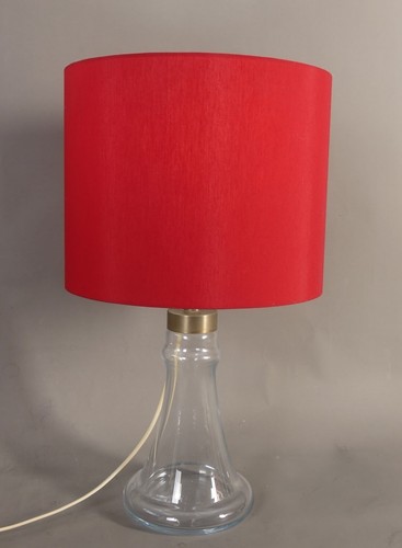 Tischleuchte lampe rot fuss - rot,