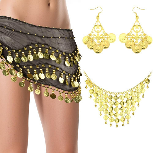 Damen bauchtanz hüfttuch - damen,
