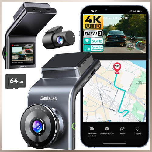 Dashcam vorne hinten - 4k,