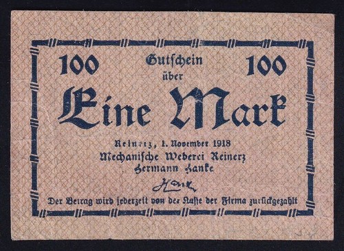 Reinerz mark 1918 - 1,