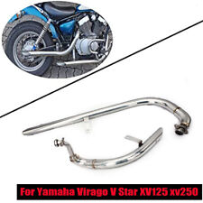 für Yamaha Virago Auspuffanlagen Rohren Schalldämpfer V Star XV125 XV250 1988+