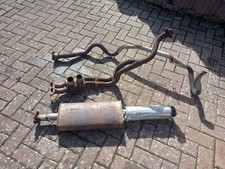 VW Bombardier Iltis Polecat Auspuff komplett Endrohr Hosenrohr stark gebraucht