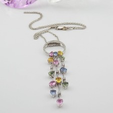 Collier 750 Weißgold 18K 13