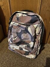 Rucksack, Daniel Ray, Blumen, Grau/braun, Viele Fächer