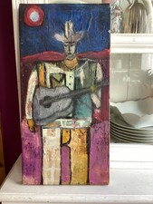 Modern art brut expressionist