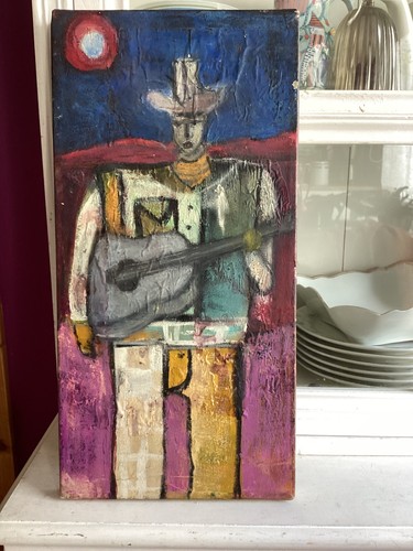Modern art brut expressionist