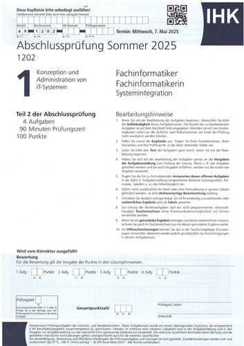 Original ihk prüfung sommer - original,