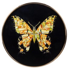 Wandbild, Wanddeko DIAMANT SCHMETTERLING 1 mit Strass D. 60cm Formano WA