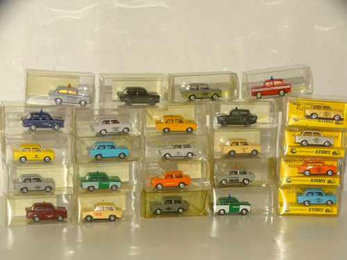 Ses tolle trabbi sammlung - trabbi,