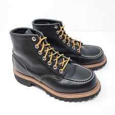 Red Wing 8136 Roughneck Moc Toe Boot Black Chrome Schwarz (EU 37 UK 4 USL 5 D)