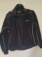 WaveBoard Jacke Weste schwarz Damen Kinder Gr. 36 Regenjacke Windbreaker Top!