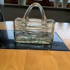 Vase LEONARDO Handtasche 20×20×9cm Glas Dekoration 