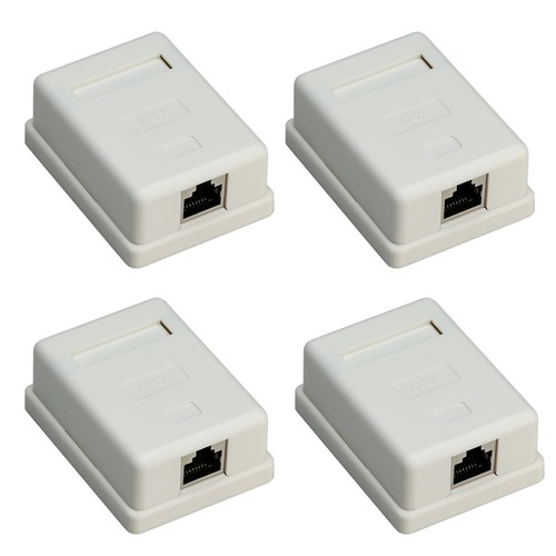 Cat netzwekdose wand - 4x,