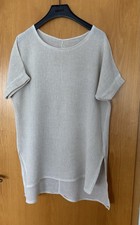 Damen Leinen Tunika One Size