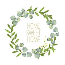 Servietten spruch zuhause - 20,