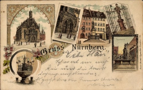 Litho nürnberg - nürnberg, in