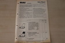 163292) Hako Flipper - Preise & Extras - Prospekt 10/1977