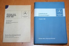 Tabellenbuch Mercedes 1969 -W