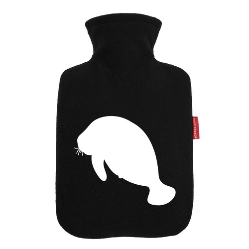 Wärmflasche seekuh silhouette - seekuh,