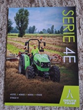 Deutz-Fahr Serie 4E Prospekt Traktor Schlepper