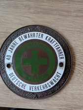 Auto Plakette 40 Jahre Bewährter Kraftfahrer Deutsche Verkehrswacht