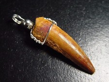 Spinosaurus Zahn Anhänger 925 Silber 4,7 cm - Spinosaurier Dinosaurier (5502t)