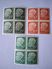 Bund Heuss W-Paare MiNr. 259