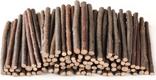 Holzstäbchen zum Basteln: 50 Stück 10CM Log Sticks Natürliche Baumrinde