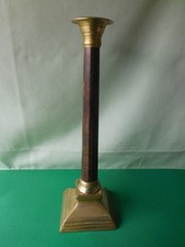 Messing Holz Kerzenleuchter