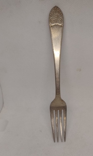 Versilberte vintage gabel - versilberte,