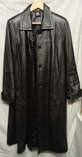 Ledermantel Damen Schwarz